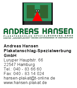 Andreas Hansen Plakatanschlag-Spezialwerbung GmbH
