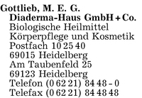 M.E.G. Gottlieb Diaderma-Haus GmbH + Co