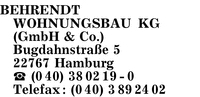 Behrendt Wohnungsbau KG (GmbH + Co.)