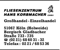 Fliesenzentrum Hans Korbmacher GmbH
