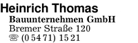 Thomas GmbH, Heinrich