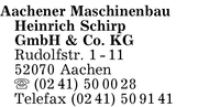 Aachener Maschinenbau Heinrich Schirp GmbH & Co. KG