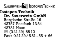 Isotopen-Technik Dr. Sauerwein GmbH