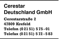 Cerestar Deutschland GmbH