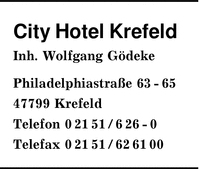 City Hotel Krefeld