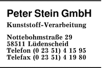 Stein GmbH, Peter