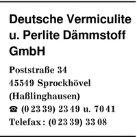 Deutsche Vermiculite und Perlite Dmmstoff GmbH