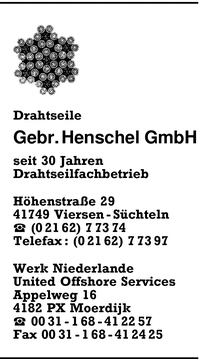 Drahtseile Gebr. Henschel GmbH