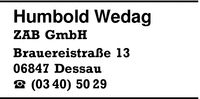 Humboldt Wedag ZAB GmbH