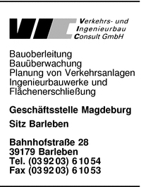VIC Verkehrs- und Ingenieurbau Consult GmbH