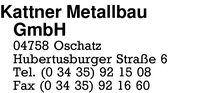 Kattner Metallbau GmbH