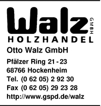 Walz GmbH, Otto