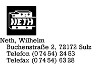 Neth, Wilhelm