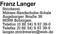 Langer, Franz