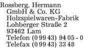 Rossberg GmbH & Co. KG, Hermann