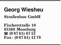 Wiesheu GmbH, Georg