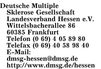 Deutsche Multiple Sklerose Gesellschaft Landesverband Hessen e.V.