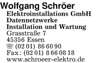 Schrer, Wolfgang, Elektroinstallations GmbH