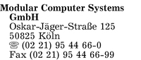 Modular Computer Systems GmbH