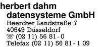 Dahm Datensysteme GmbH, Herbert
