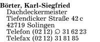 Brter, Karl-Siegfried