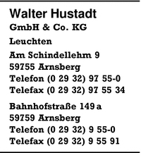 Hustadt GmbH & Co. KG, Walter