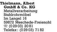 Thielmann GmbH & Co. KG, Albert