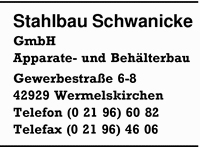 Stahlbau Schwanicke GmbH