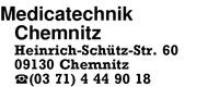 Medicatechnik Chemnitz