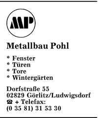 Metallbau Pohl