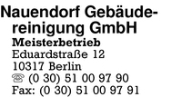 Nauendorf Gebudereinigung GmbH