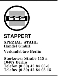 Stappert Spezial-Stahl Handel GmbH