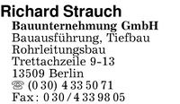 Strauch, Richard, Bauunternehmung GmbH