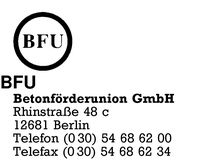 BFU Betonfrderunion GmbH