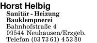 Helbig, Horst
