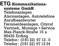 ETG Kommunikationssysteme GmbH