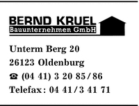 Kruel Bauunternehmen GmbH, Bernd