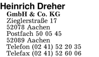 Dreher, Heinrich, GmbH & Co. KG