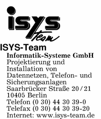 ISYS-Team Informatik-Systeme GmbH