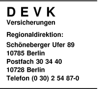 DEVK Regionaldirektion Berlin