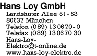 Loy GmbH, Hans