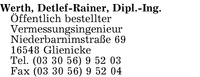 Werth, Dipl.-Ing. Detlef-Rainer