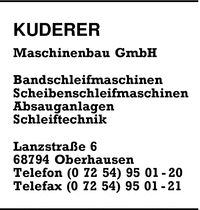 Kuderer Maschinenbau GmbH