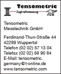 Tensometric-Messtechnik Strhmann & Co. GmbH