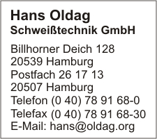Oldag Schweitechnik GmbH, Hans