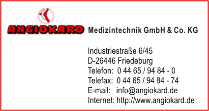 Angiokard Medizintechnik GmbH & Co. KG