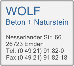 WOLF Beton + Naturstein