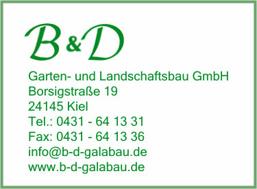 B & D Garten- und Landschaftsbau GmbH