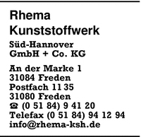 Rhema Kunststoffwerk Sd-Hannover GmbH + Co. KG