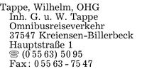 Tappe oHG, Wilhelm